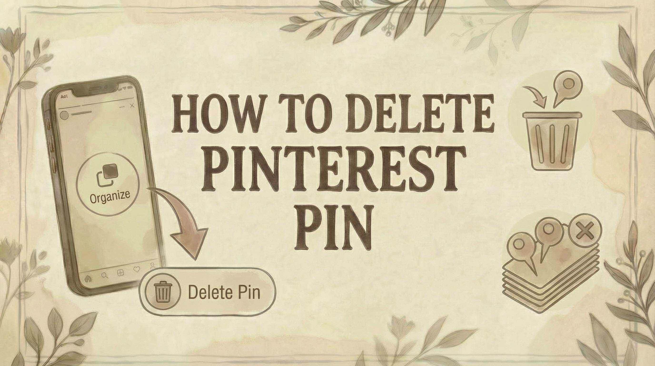 Pinned Interest How to Delete a Pinterest Pin (Single or Bulk) | Genviral